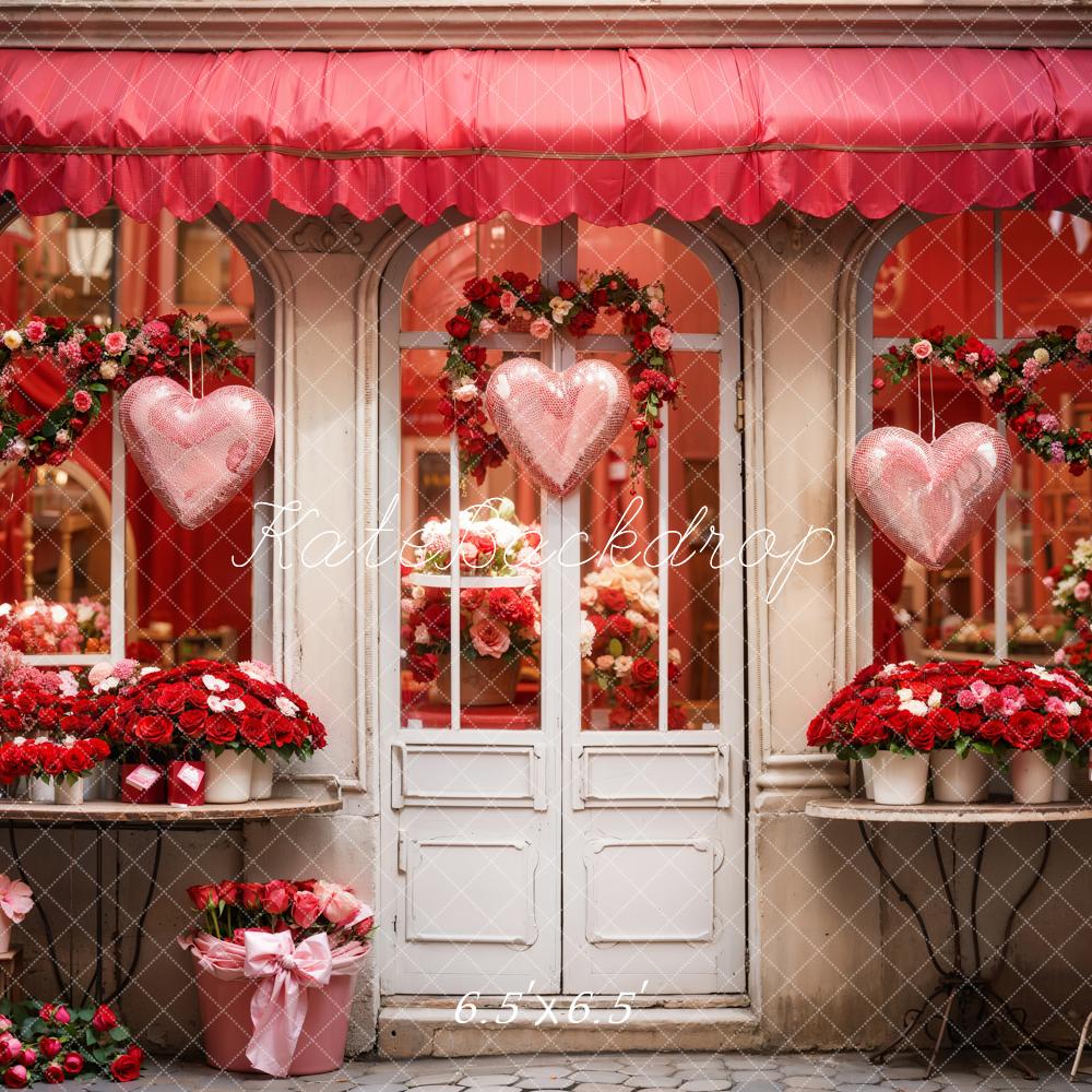 Kate Valentine's Day Rose Flower Shop Backdrop Designed by Chain Photography - Image 5