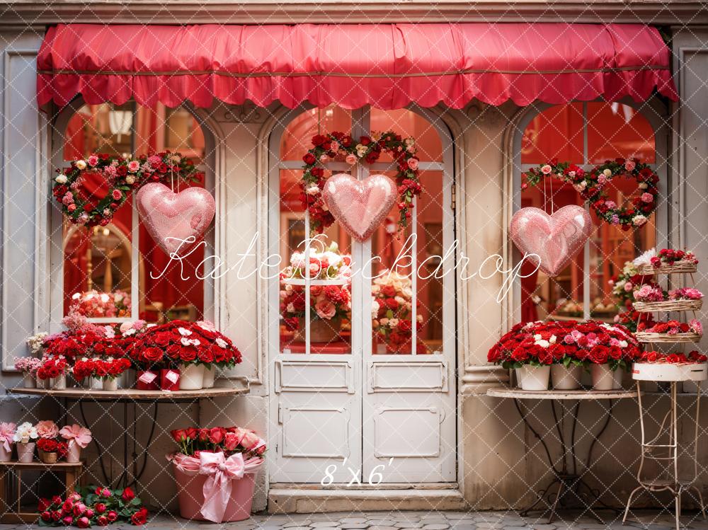 Kate Valentine's Day Rose Flower Shop Backdrop Designed by Chain Photography - Image 6