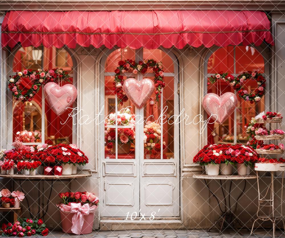 Kate Valentine's Day Rose Flower Shop Backdrop Designed by Chain Photography - Image 8