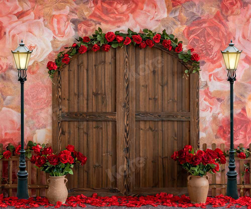 Kate Valentine's Day Rose Garden Backdrop Designed by Emetselch - Image 6