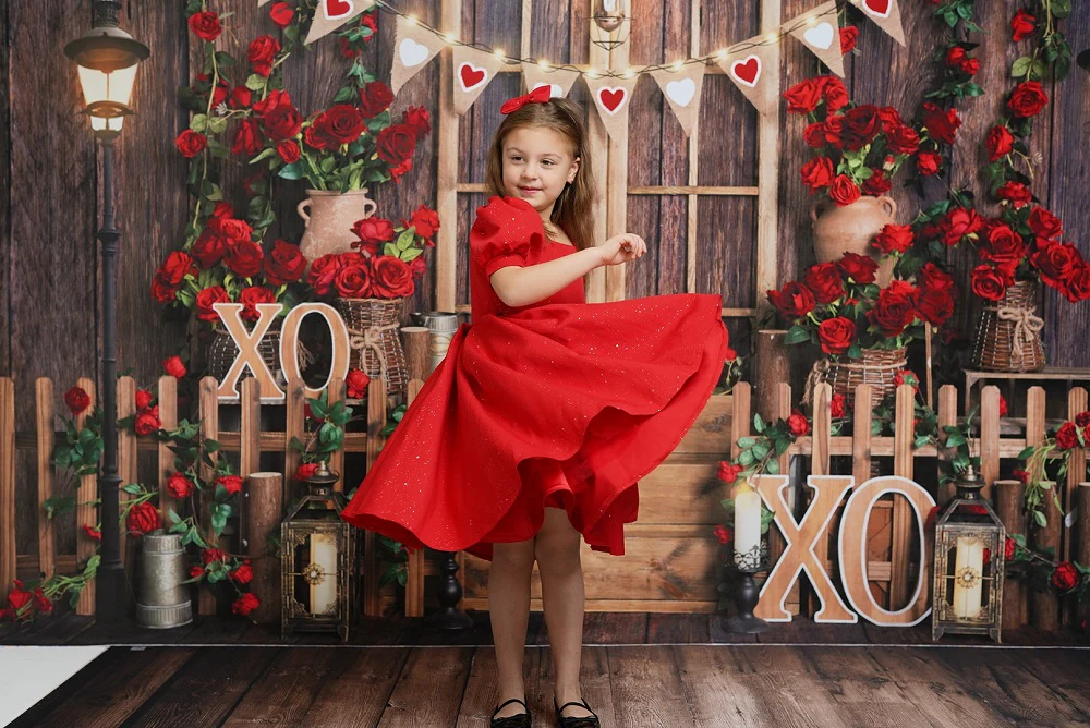 Kate Valentine's day Rose Manor Wood Backdrop Designed by Emetselch - Image 6
