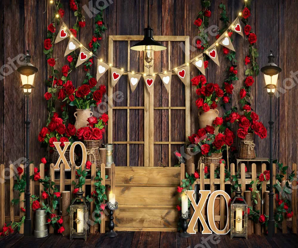 Kate Valentine's day Rose Manor Wood Backdrop Designed by Emetselch - Image 8