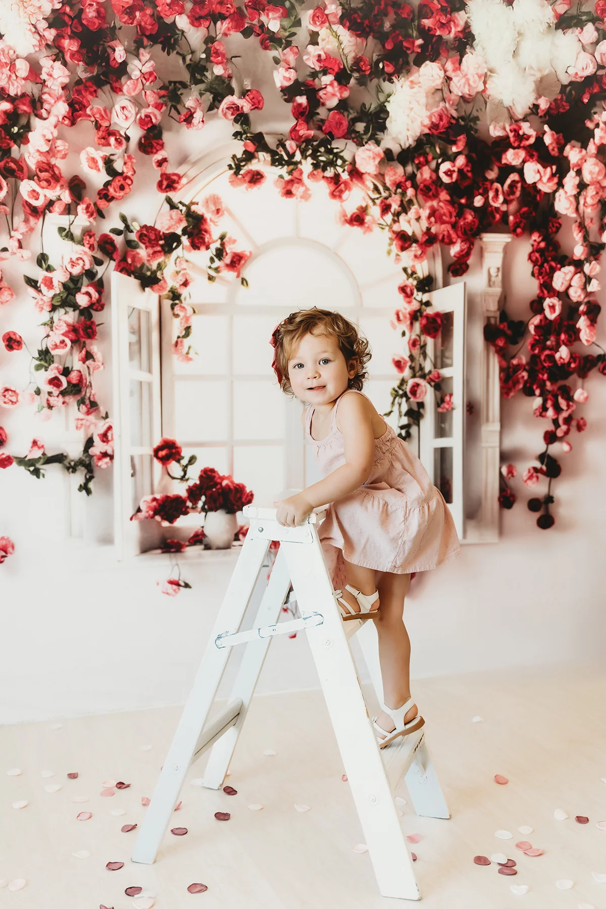 Kate Valentine's Day Spring Floral Wall Backdrop Designed by Emetselch - Image 3