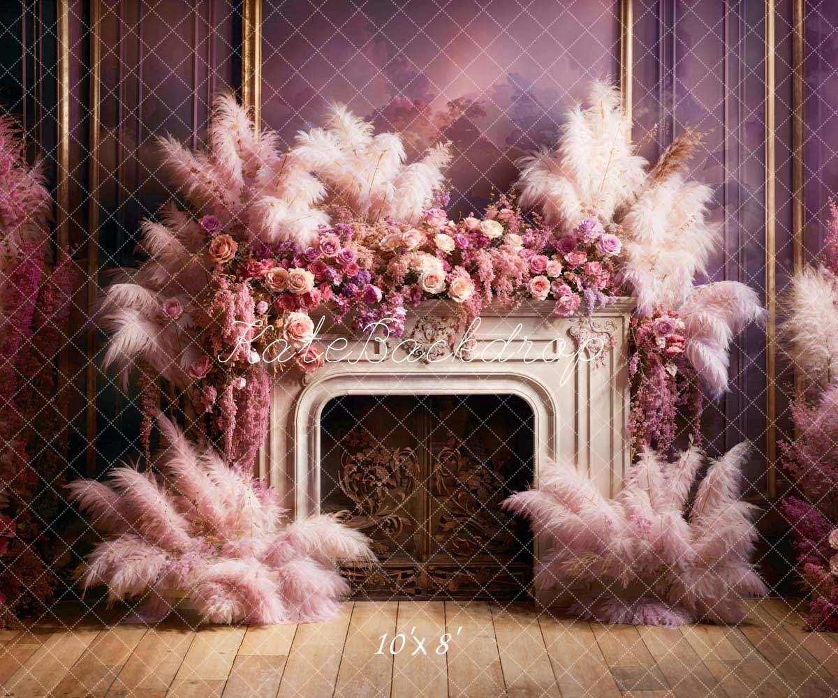 Kate Valentine's Day Spring Flowers Reed Backdrop Designed by Emetselch - Image 5