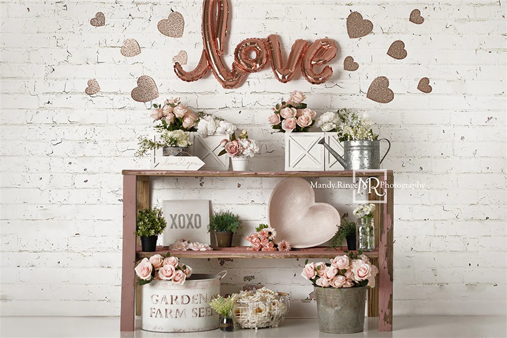 Kate Valentine's Day/Spring Rose Backdrop Designed by Mandy Ringe Photography - Image 2