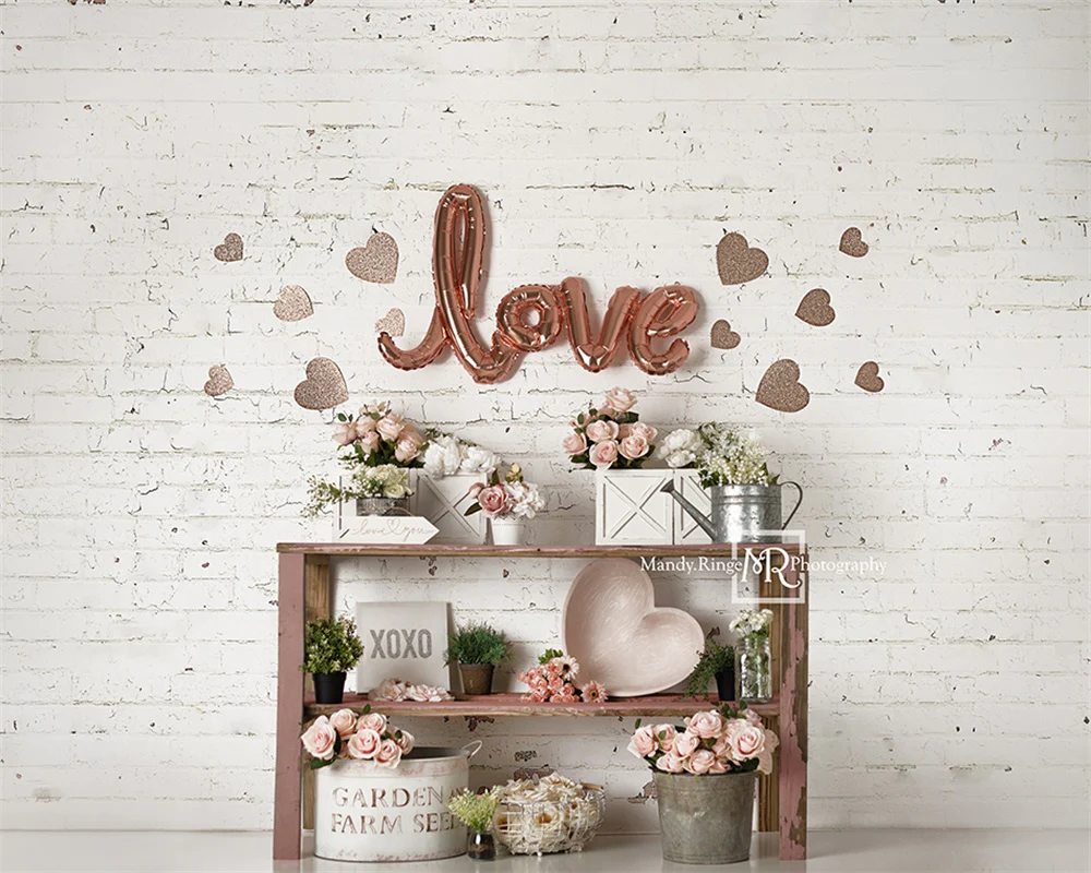 Kate Valentine's Day/Spring Rose Backdrop Designed by Mandy Ringe Photography - Image 5