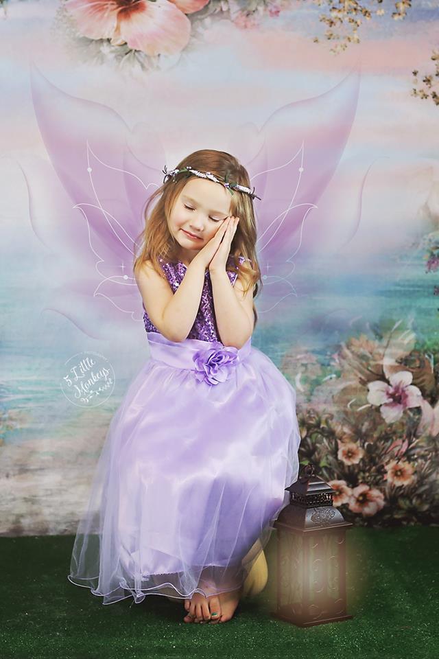 Kate Valentine's Day Vintage Flowers Bokeh Smog Backdrop Designed by JFCC - Image 12