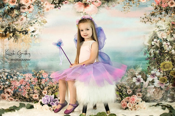 Kate Valentine's Day Vintage Flowers Bokeh Smog Backdrop Designed by JFCC - Image 15