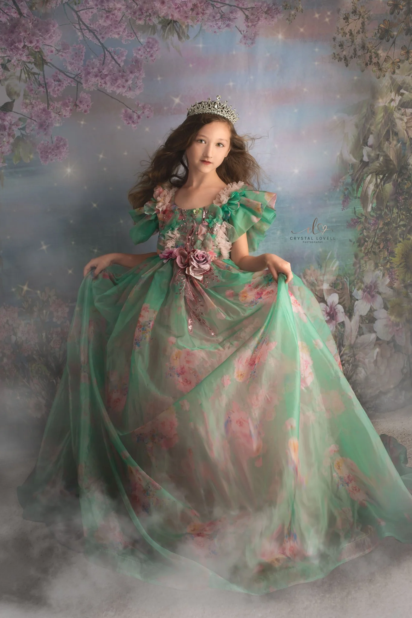 Kate Valentine's Day Vintage Flowers Bokeh Smog Backdrop Designed by JFCC - Image 18