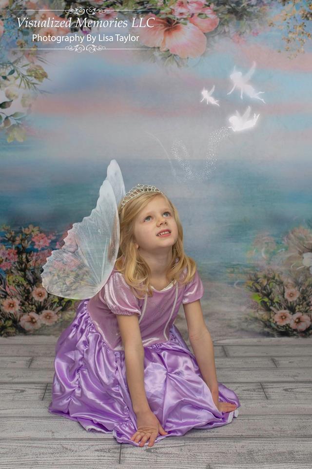 Kate Valentine's Day Vintage Flowers Bokeh Smog Backdrop Designed by JFCC - Image 9
