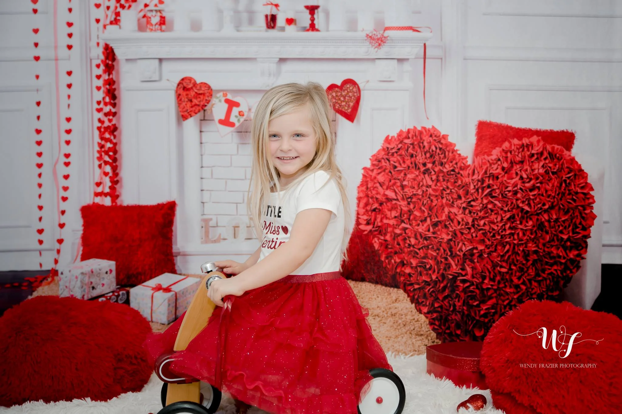 Kate Valentine's Day White House Backdrop for Photography - Image 3