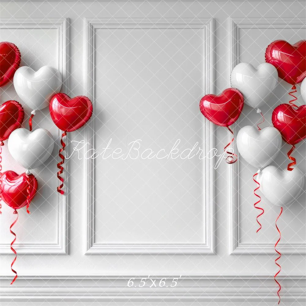Kate Valentine's Heart Balloons Wall Backdrop Designed by Mini MakeBelieve - Image 2