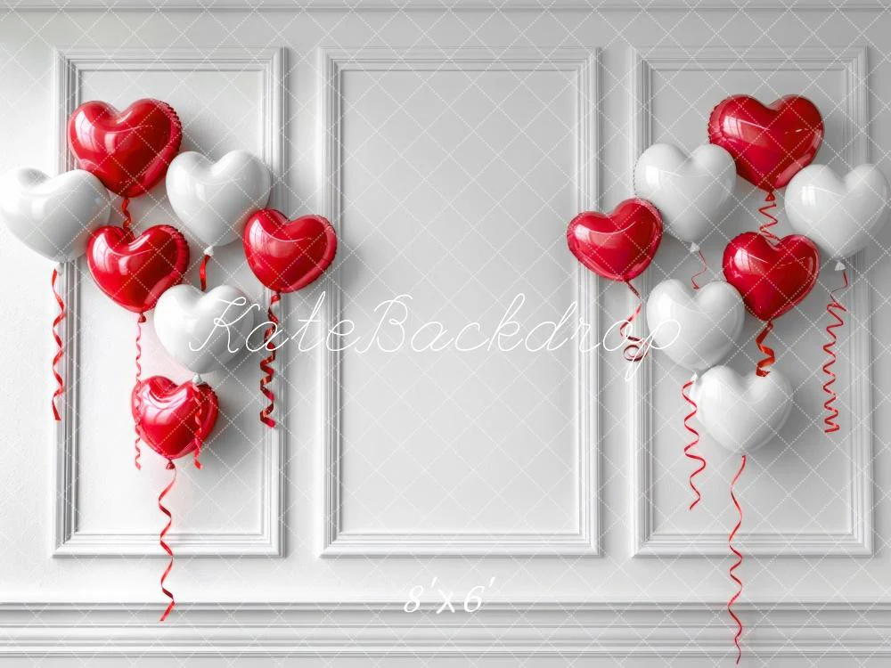 Kate Valentine's Heart Balloons Wall Backdrop Designed by Mini MakeBelieve - Image 3