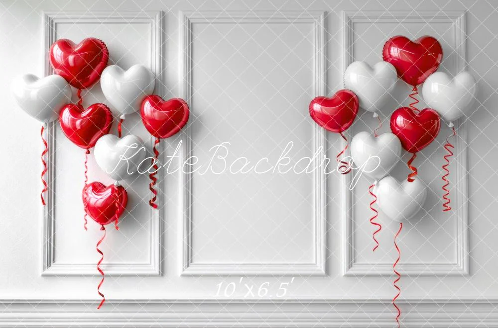 Kate Valentine's Heart Balloons Wall Backdrop Designed by Mini MakeBelieve - Image 4