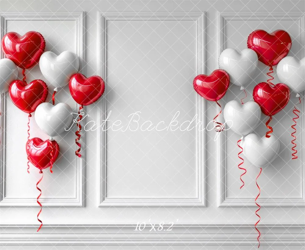 Kate Valentine's Heart Balloons Wall Backdrop Designed by Mini MakeBelieve - Image 5