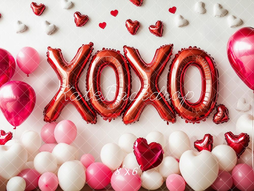 Kate Valentine's XOXO Balloons Backdrop Designed by Patty Robert - Image 2