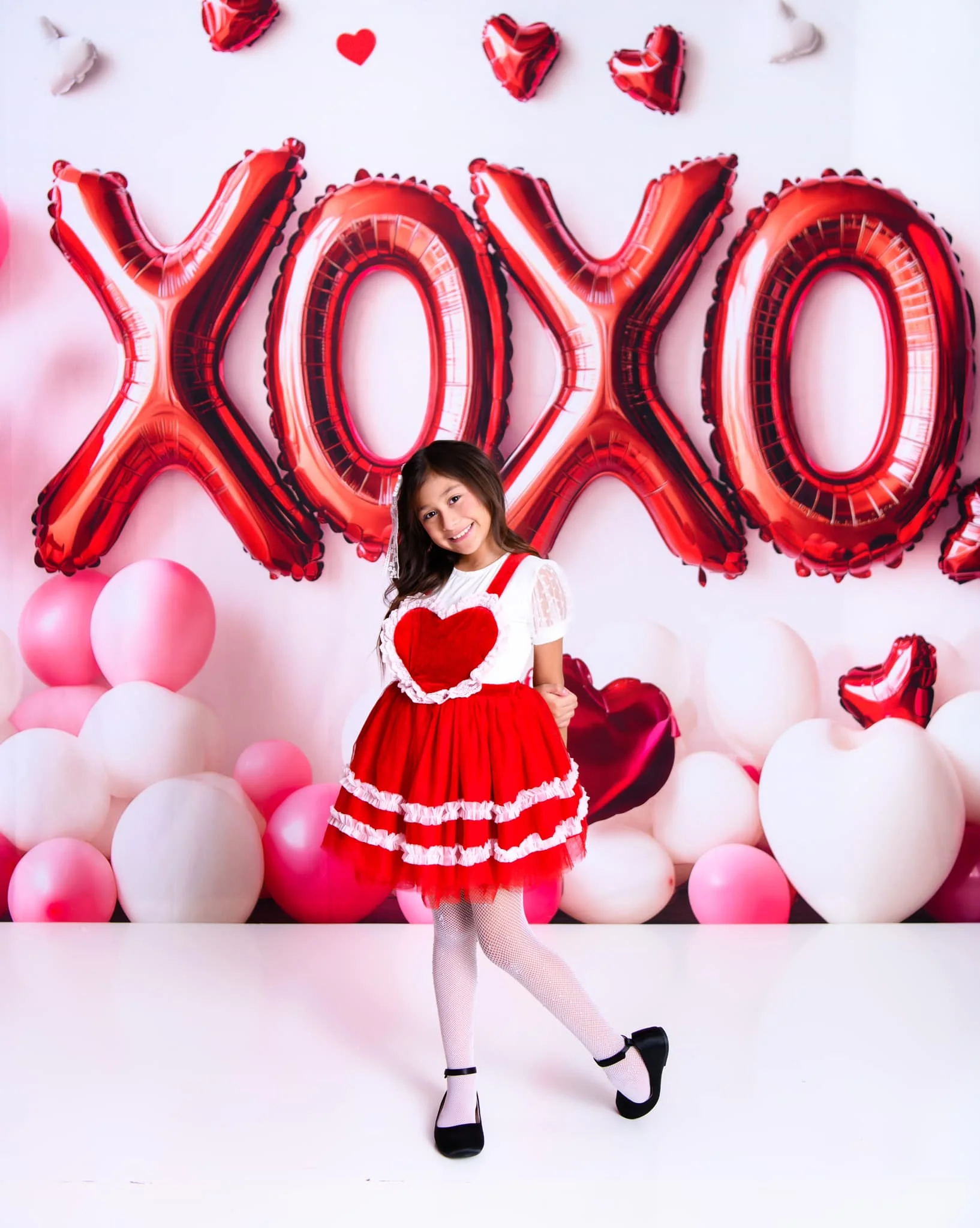 Kate Valentine's XOXO Balloons Backdrop Designed by Patty Robert - Image 3