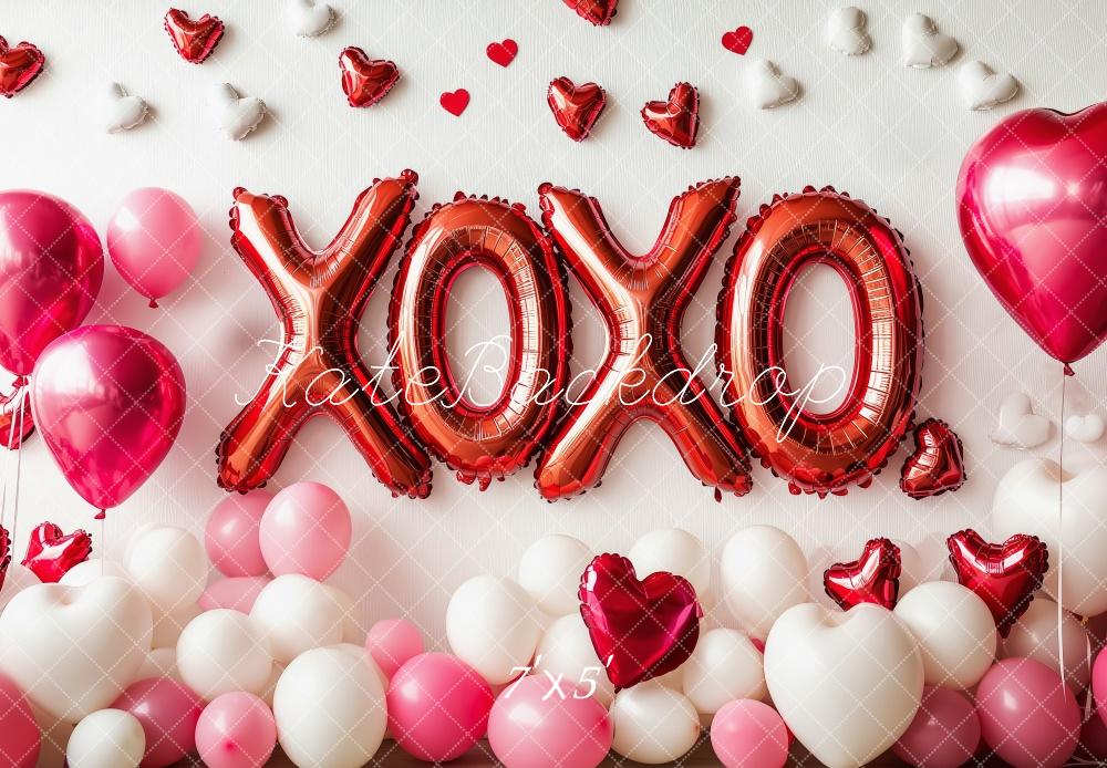 Kate Valentine's XOXO Balloons Backdrop Designed by Patty Robert - Image 7
