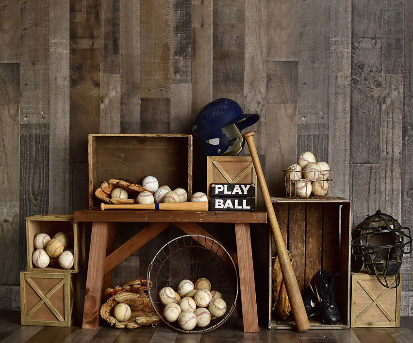 Kate Vintage Baseball Sports Backdrop Designed By Mandy Ringe Photography - Image 12