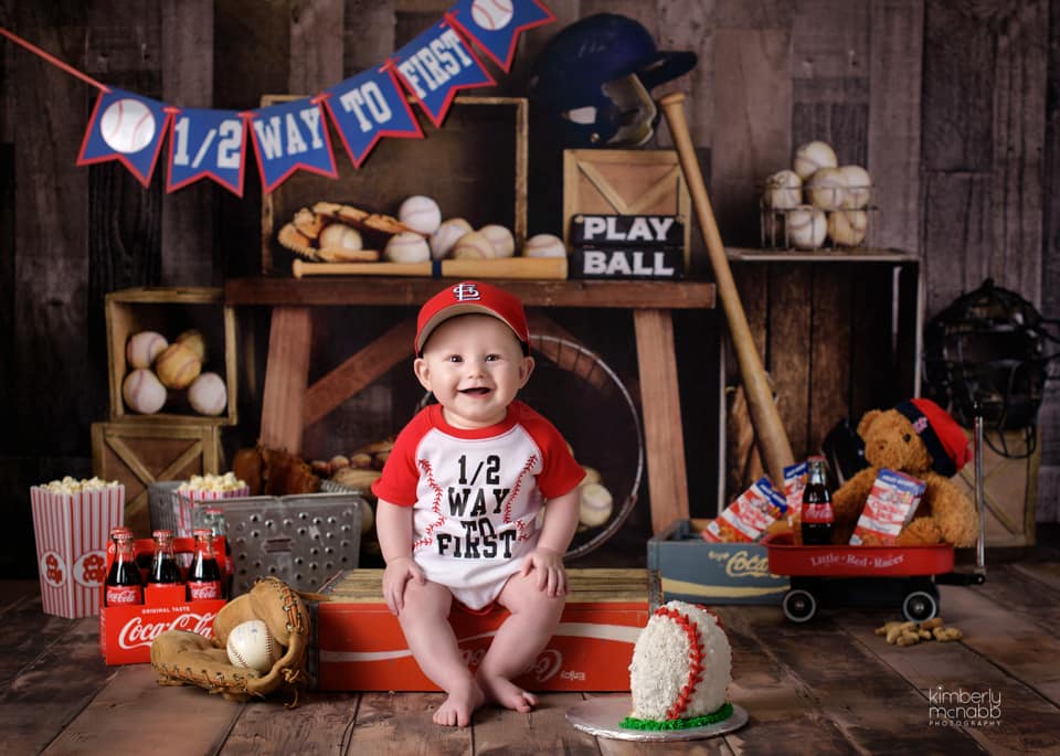 Kate Vintage Baseball Sports Backdrop Designed By Mandy Ringe Photography - Image 5