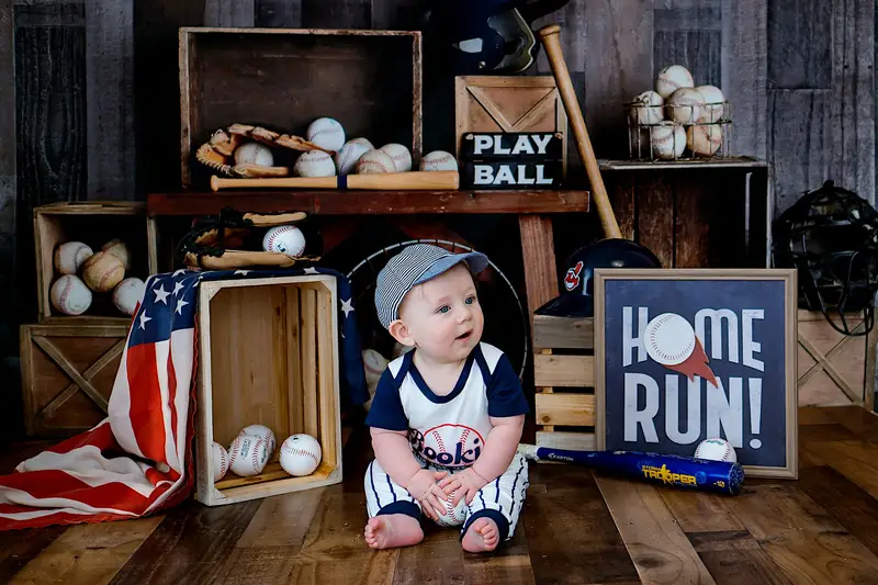 Kate Vintage Baseball Sports Backdrop Designed By Mandy Ringe Photography - Image 8