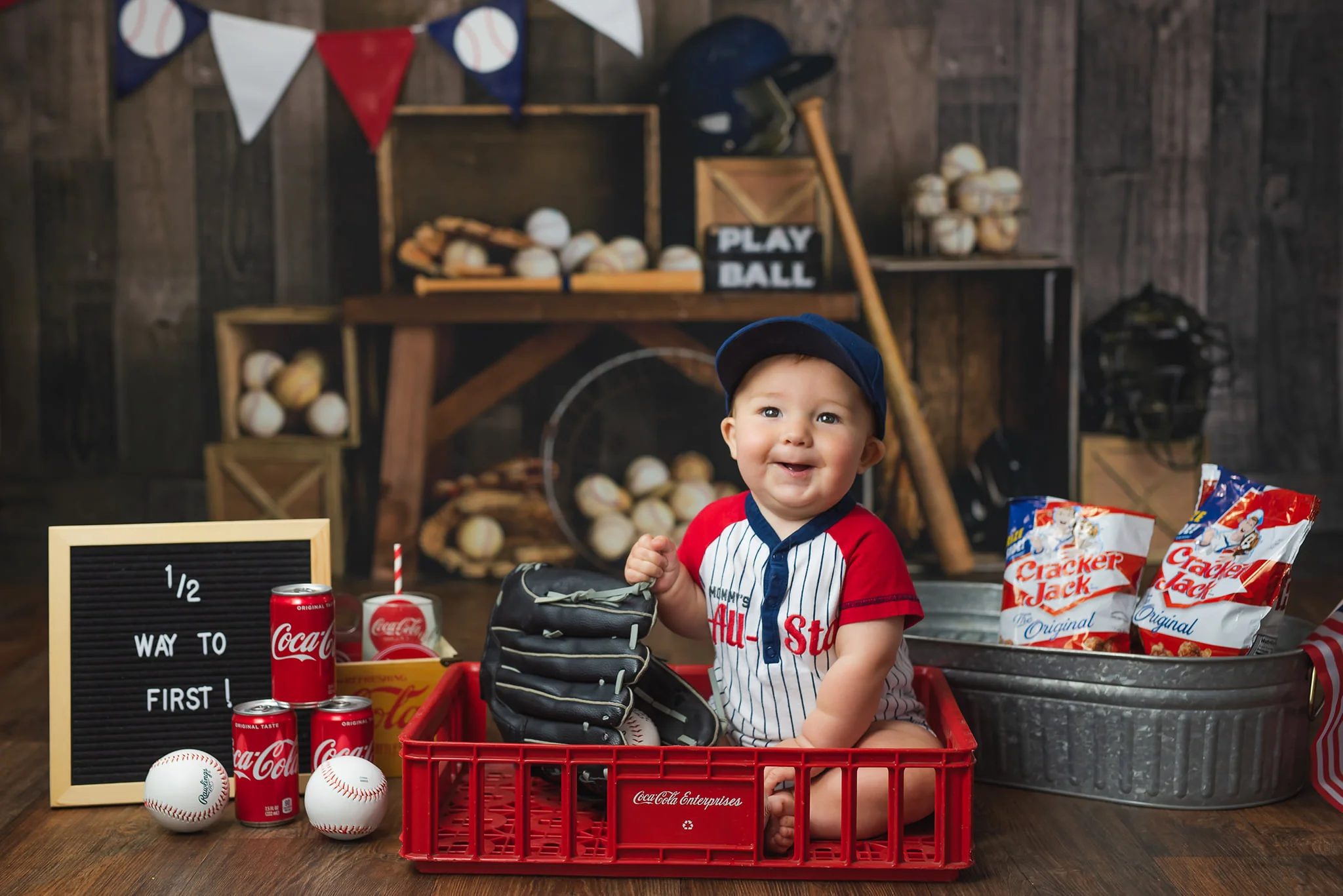 Kate Vintage Baseball Sports Backdrop Designed By Mandy Ringe Photography - Image 9