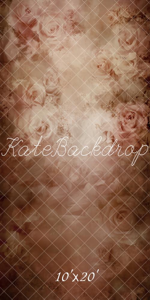 Kate Vintage Blush Roses Fine Art Backdrop Designed by Emetselch - Image 8