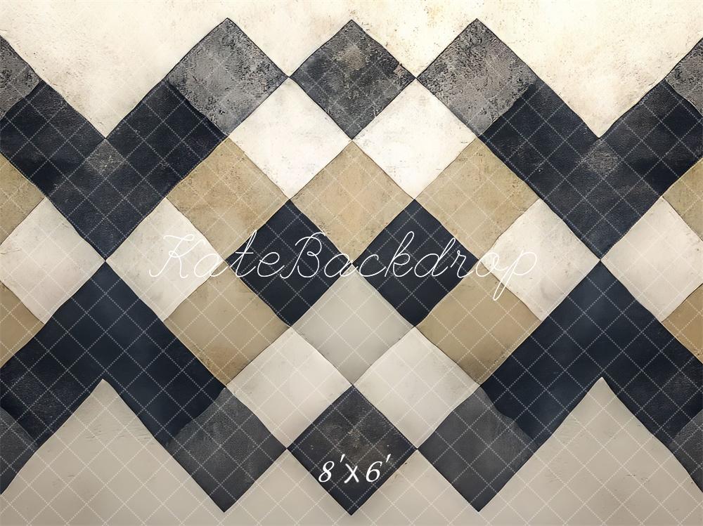 Kate Vintage Checkered Floor Backdrop Designed by Mini MakeBelieve - Image 3