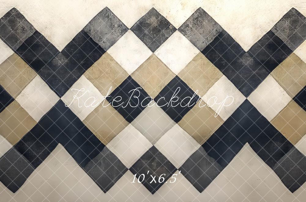 Kate Vintage Checkered Floor Backdrop Designed by Mini MakeBelieve - Image 4