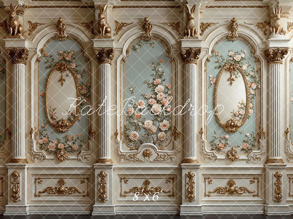 Kate Vintage Floral Ornate Wall Columns Backdrop Designed by Mini MakeBelieve - Image 3