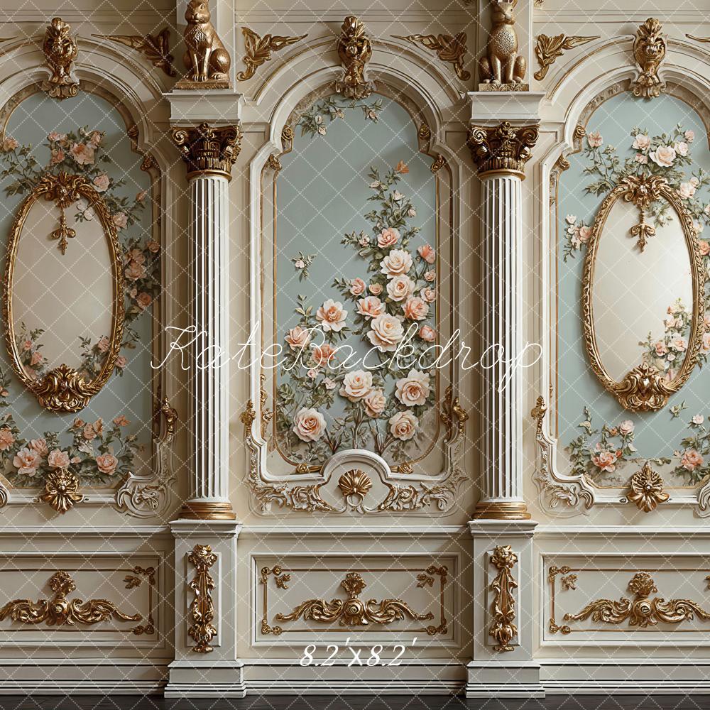 Kate Vintage Floral Ornate Wall Columns Backdrop Designed by Mini MakeBelieve - Image 5
