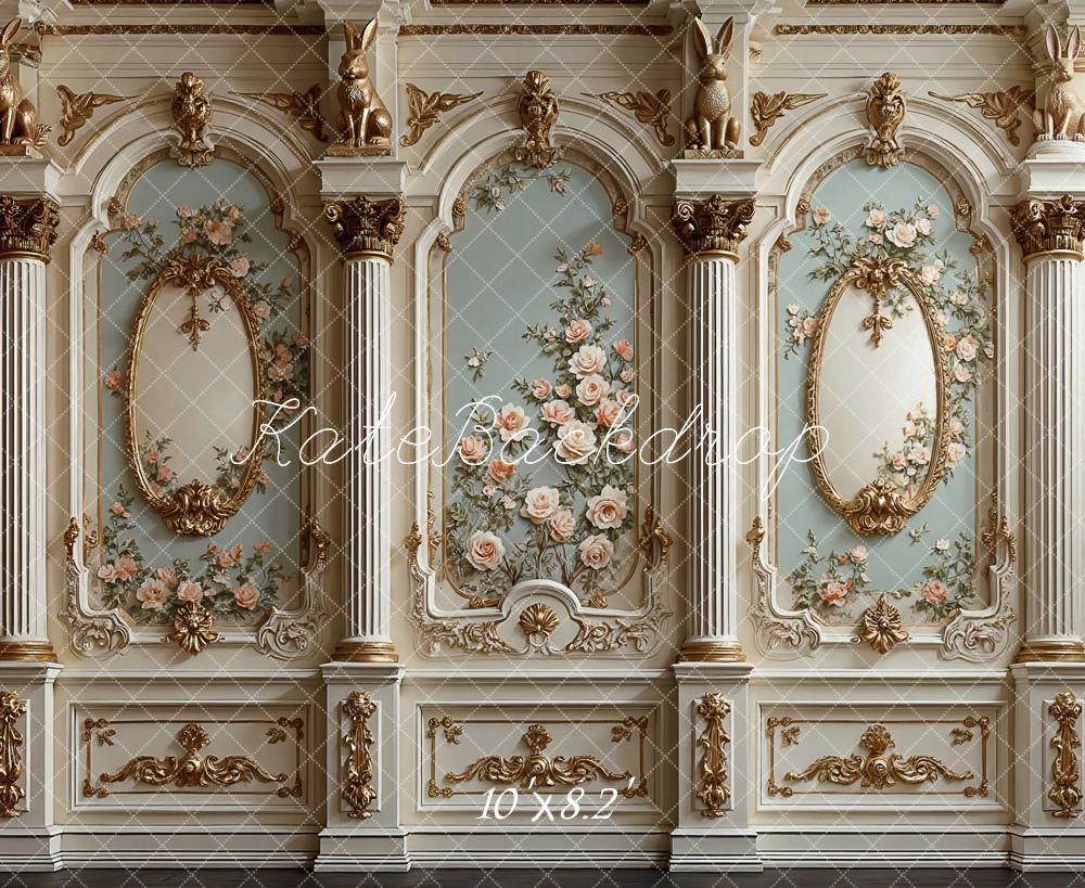 Kate Vintage Floral Ornate Wall Columns Backdrop Designed by Mini MakeBelieve - Image 6