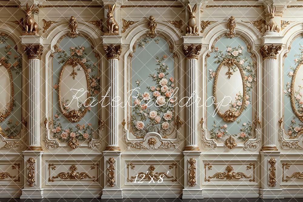Kate Vintage Floral Ornate Wall Columns Backdrop Designed by Mini MakeBelieve - Image 8