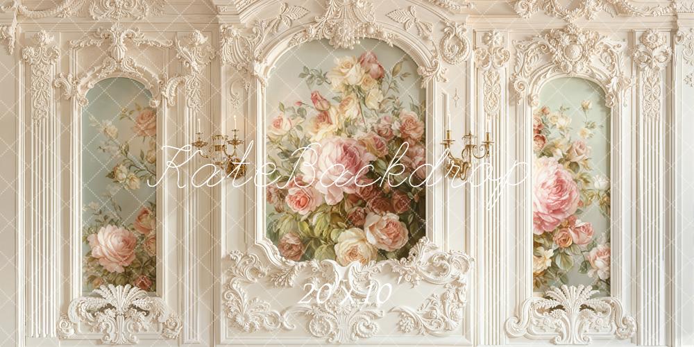 Kate Vintage Floral Wall Panel Backdrop Designed by Emetselch - Image 11