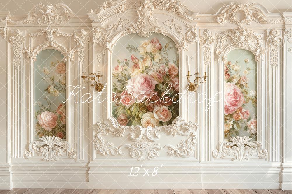 Kate Vintage Floral Wall Panel Backdrop Designed by Emetselch - Image 12