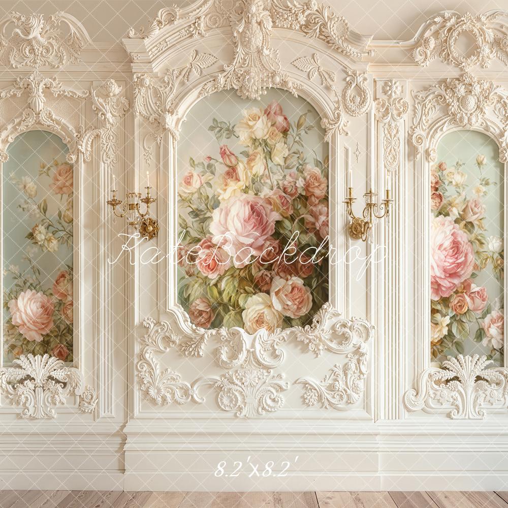 Kate Vintage Floral Wall Panel Backdrop Designed by Emetselch - Image 8