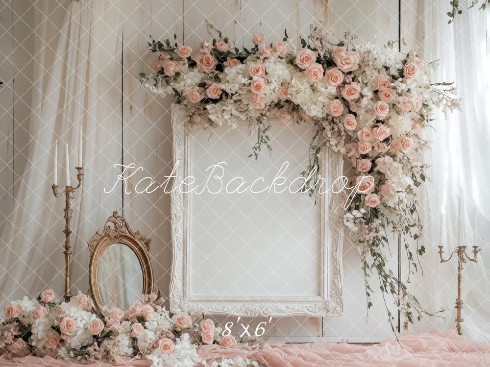 Kate Vintage Flower Mirror Backdrop Designed by Patty Robert - Image 7