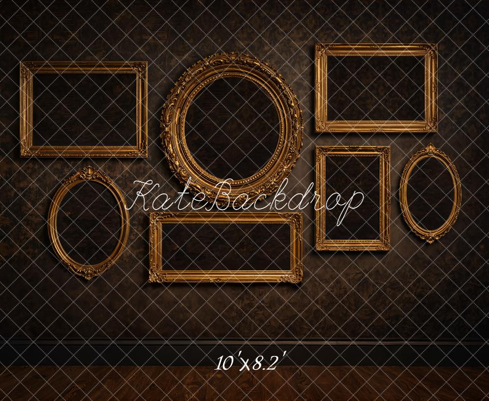 Kate Vintage Frames Brown Wall Backdrop Designed by Emstselch - Image 6