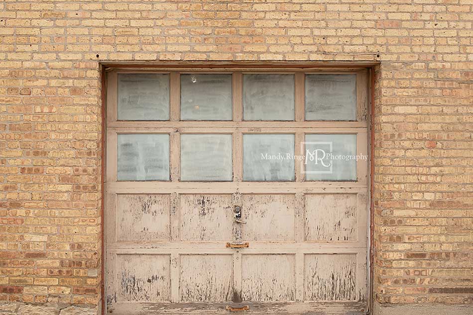 Kate Vintage Garage Door Backdrop Designed by Mandy Ringe Photography - Image 4