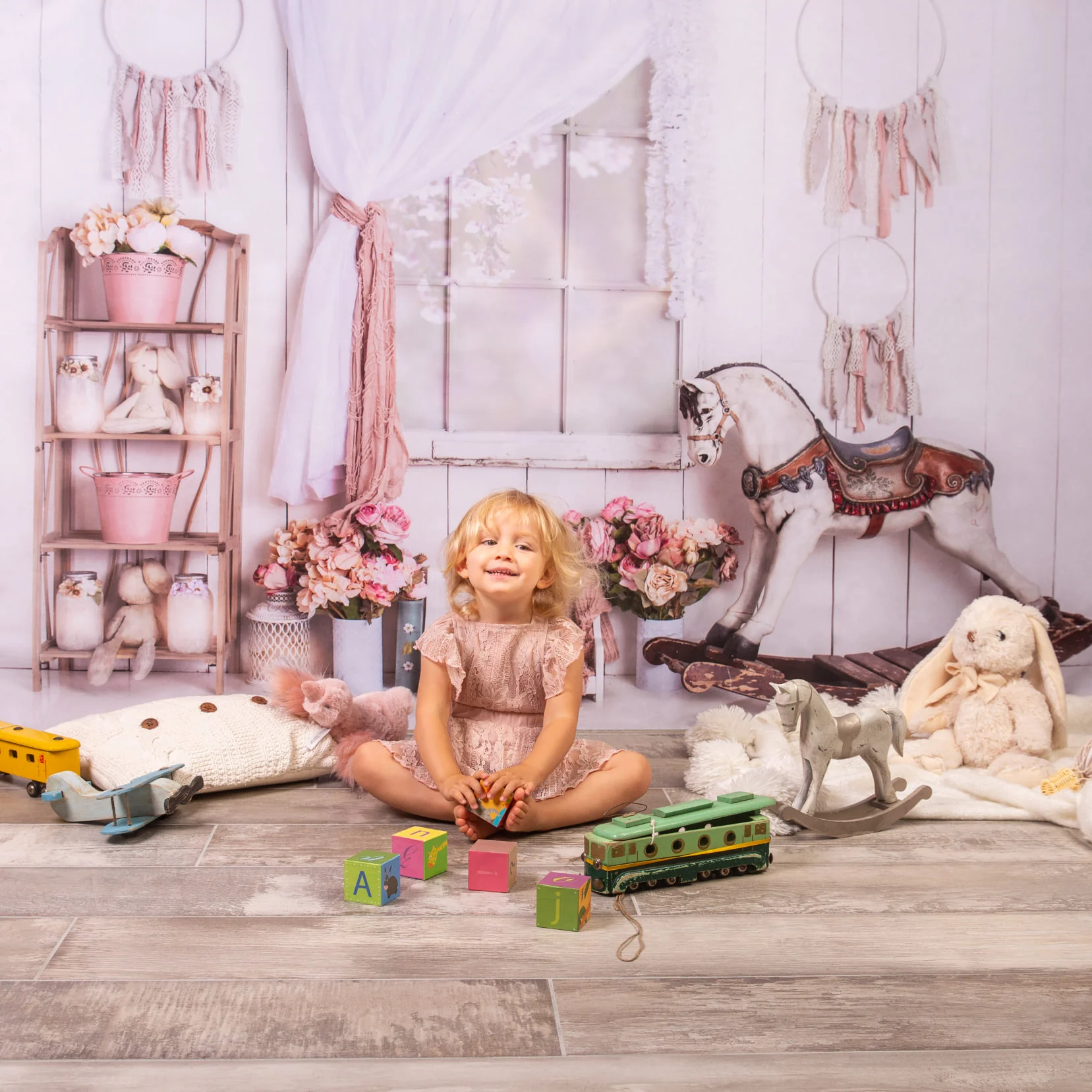 Kate Vintage Girls Room Backdrop Designed By Rose Abbas - Image 5