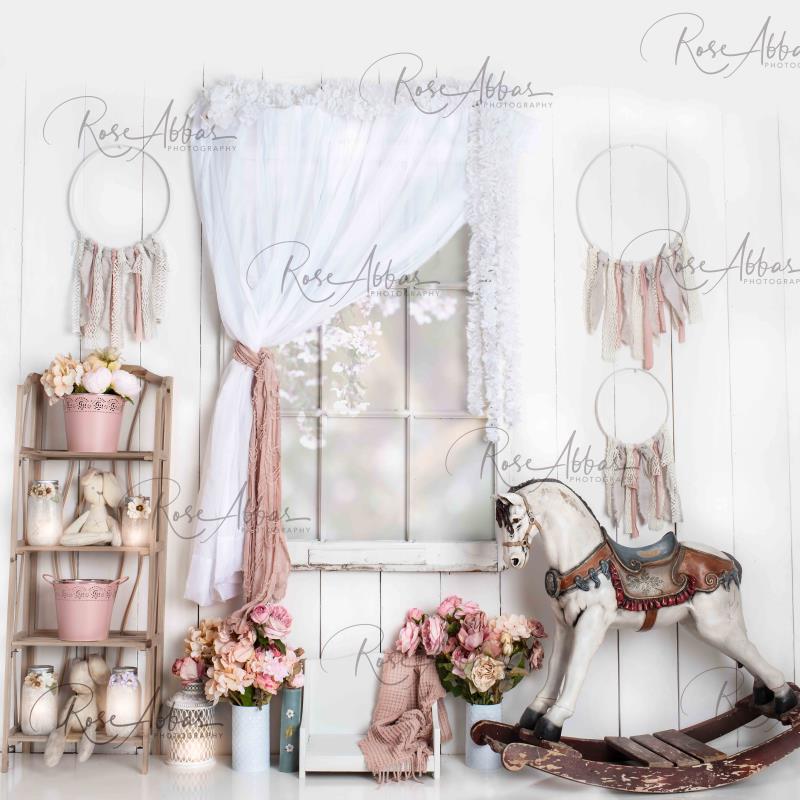 Kate Vintage Girls Room Backdrop Designed By Rose Abbas - Image 6