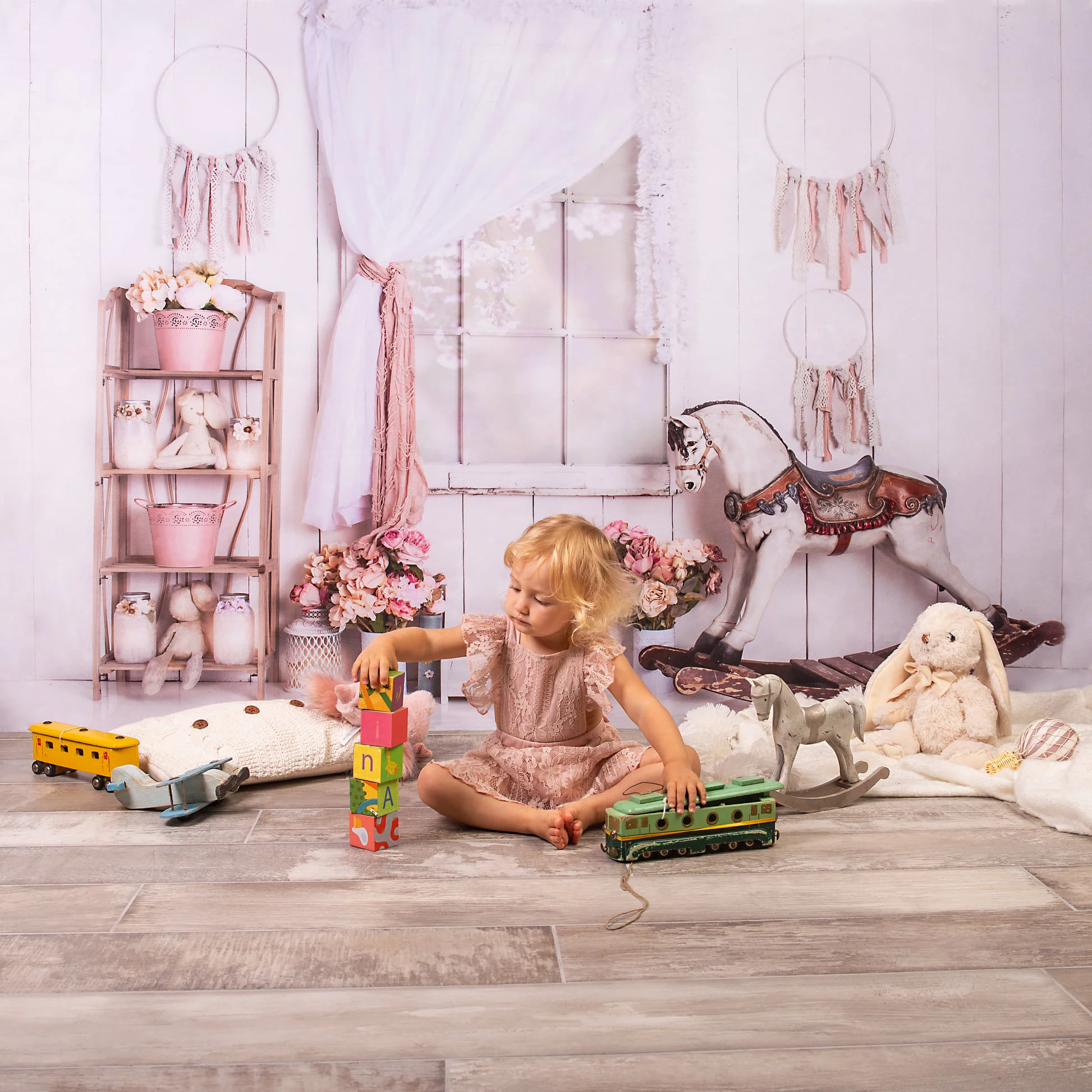 Kate Vintage Girls Room Backdrop Designed By Rose Abbas - Image 7