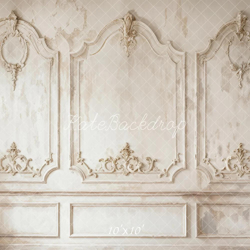 Kate Vintage Ornate Wall Cream Backdrop Designed by Kate Image - Image 7
