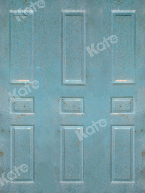 Kate Vintage Retro Light Blue Wall Backdrop Designed by Jerry_Sina