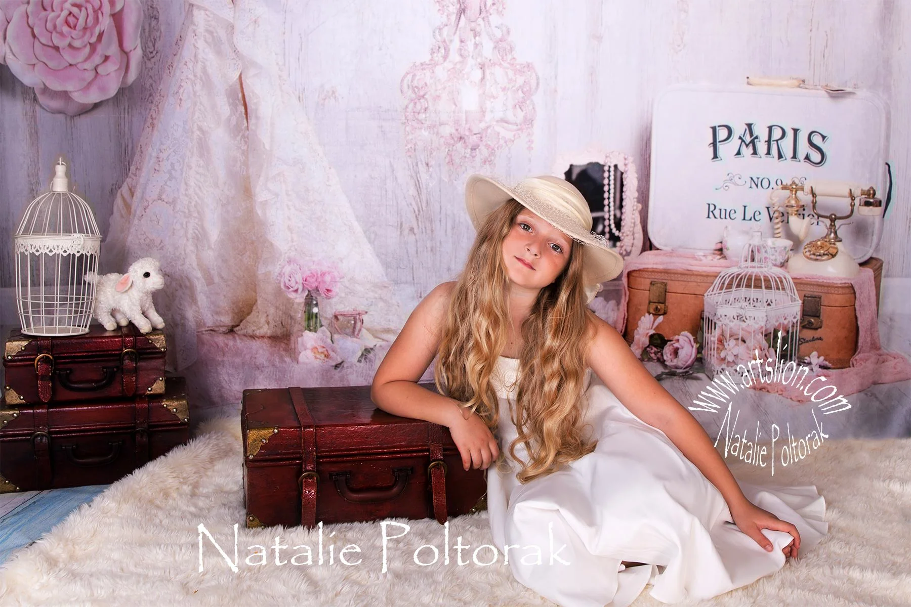 Kate Vintage Vibes Backdrop for Photography Designed by Erin Larkins - Image 3