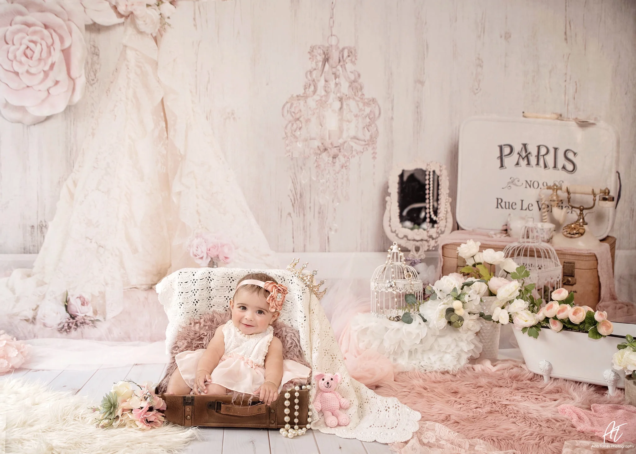 Kate Vintage Vibes Backdrop for Photography Designed by Erin Larkins - Image 5