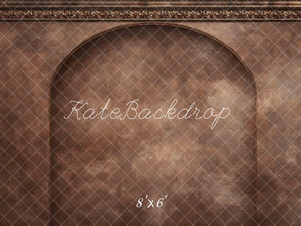 Kate Vintage Wall Arch Ornate Trim Brown Backdrop Designed by Mini MakeBelieve - Image 3