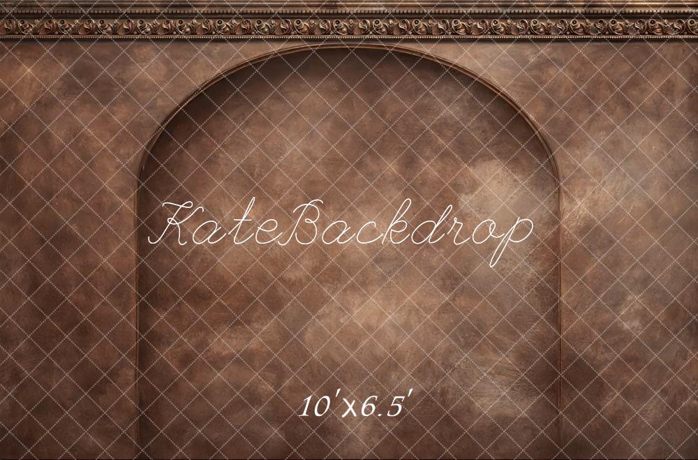 Kate Vintage Wall Arch Ornate Trim Brown Backdrop Designed by Mini MakeBelieve - Image 4