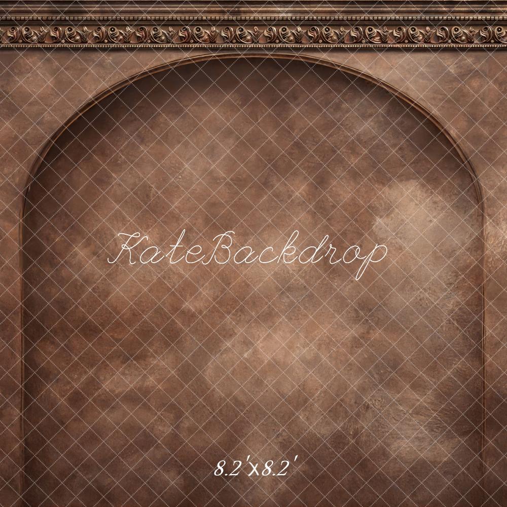 Kate Vintage Wall Arch Ornate Trim Brown Backdrop Designed by Mini MakeBelieve - Image 5