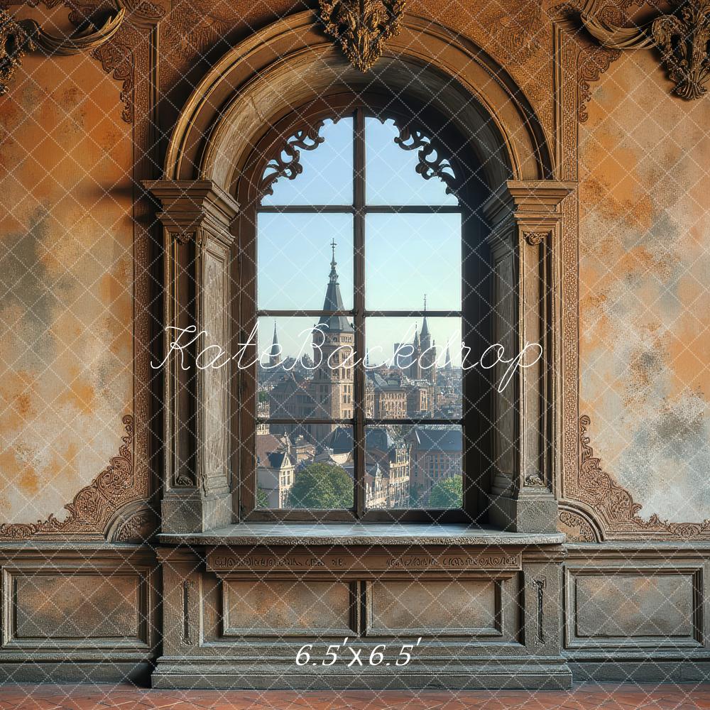 Kate Vintage Wall Arched Window Backdrop Designed by Laura Bybee - Image 2